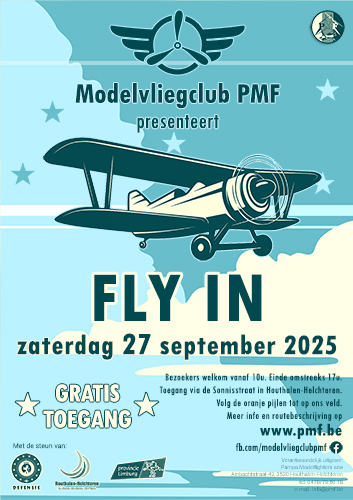 Flyer van de Fly-in, klik om te vergroten. Klik om te vergroten.